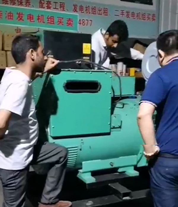 巴基斯坦发电机客户参观怡远发电机公司